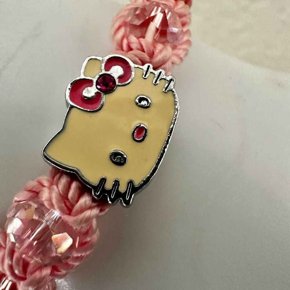 Hello Kitty macrame adjustable bracelet - Picture 5 of 8